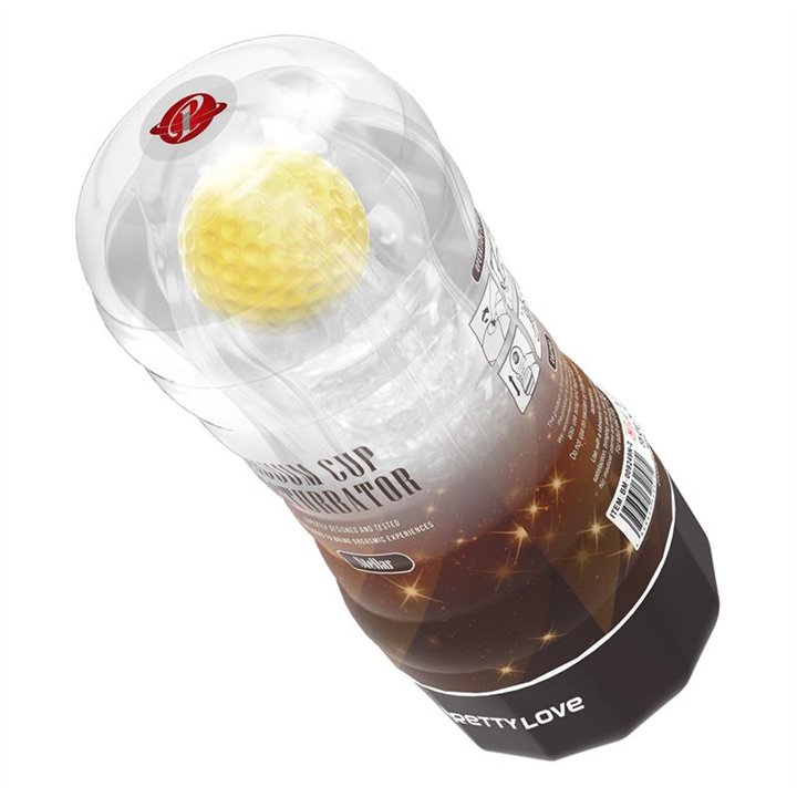 Stellar Ball-Rolling Masturbator Cup Yellow - BM-009249N-2 - Teknashop Ltd