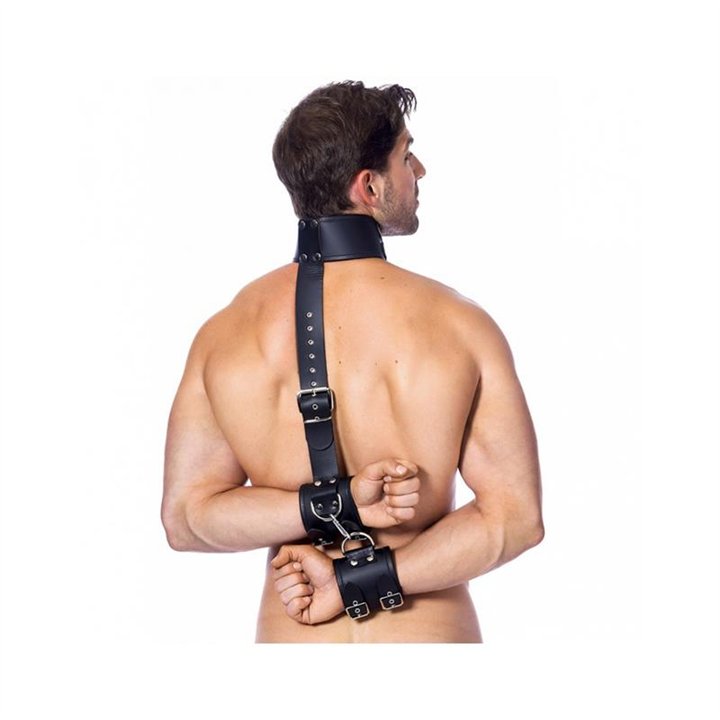 Neck and Hands Ties Leather M-L - R7665.5 - Teknashop Ltd