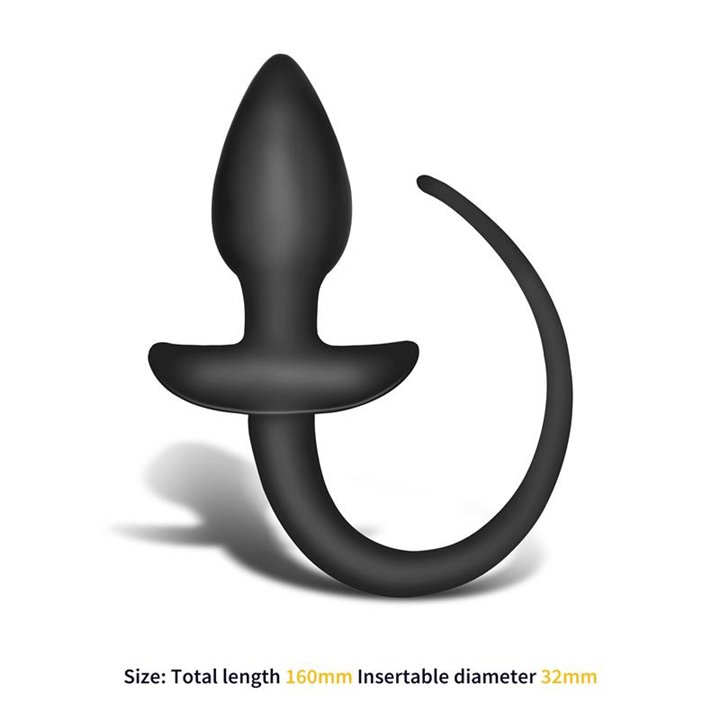 Harthley Butt Plug with Tail 16 cm x 3.2 cm - AD-198 - Teknashop Ltd
