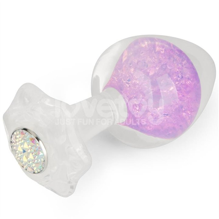 Gemoria Silicone Butt Plug with Crystal Sphere - LO-LV420011 - Teknashop Ltd