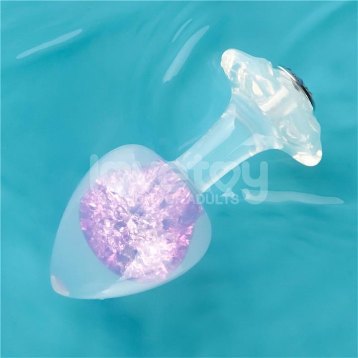 Gemoria Silicone Butt Plug with Crystal Sphere - LO-LV420011 - Teknashop Ltd