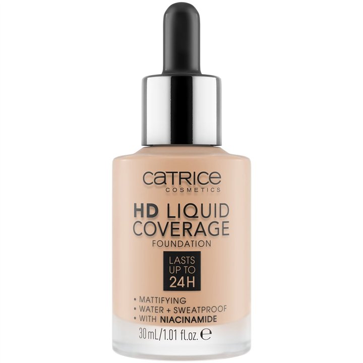 Catrice, HD, Vegan, Matte, Liquid Foundation, 046, Camel Beige, 30 ml - Teknashop Ltd