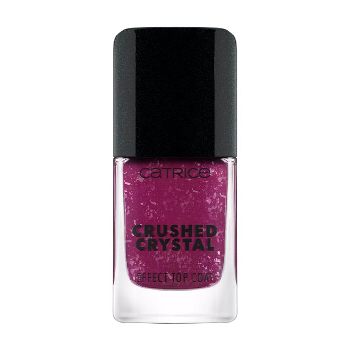 Catrice, Crushed Crystal, Top Coat, Nail Polish, 010, Amethyst, 10.5 ml - Teknashop Ltd