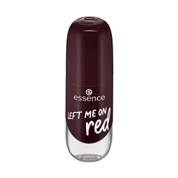 Essence, Gel Nail, Nail Polish, 72, Left Me On Red, 8 ml - Teknashop Ltd