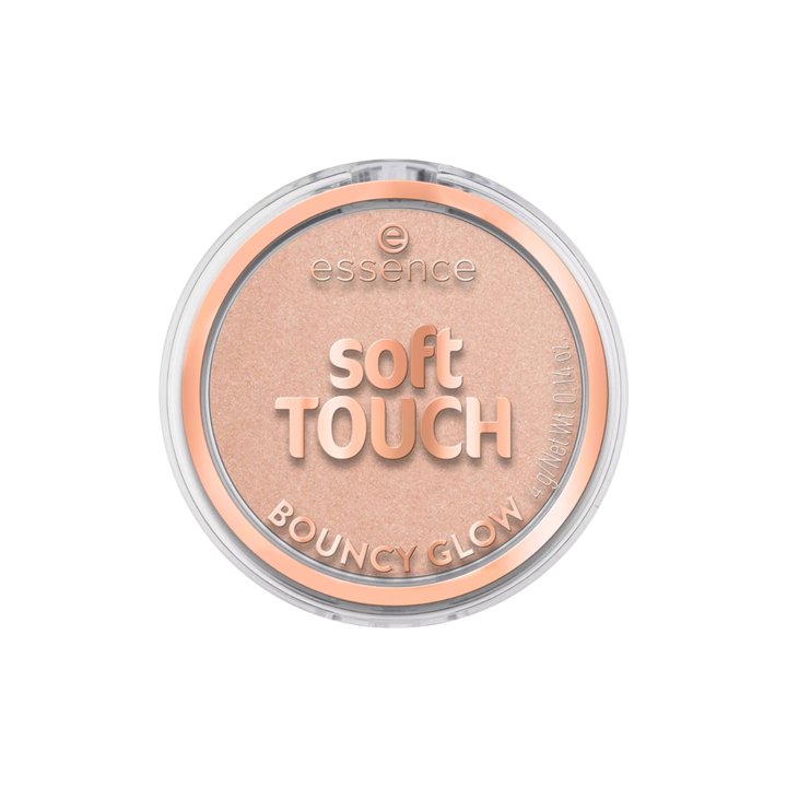 Essence, Soft Touch Bouncy Glow, Illuminating, Blush Highlighter Compact, 20, Glazed Dew, 4 g - Teknashop Ltd