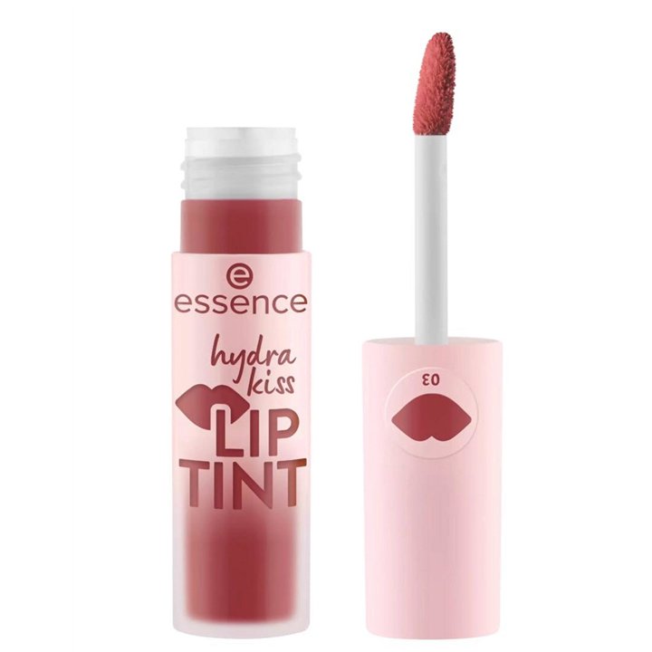 Essence, Hydra Kiss, Glossy, Lip Gloss, 03, Rosy Blossom, 4 ml - Teknashop Ltd