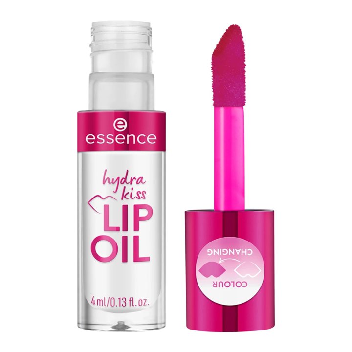 Essence, Hydra Kiss, Tinted, Lip Oil, 06, Cranberry Is Back, 4 ml - Teknashop Ltd