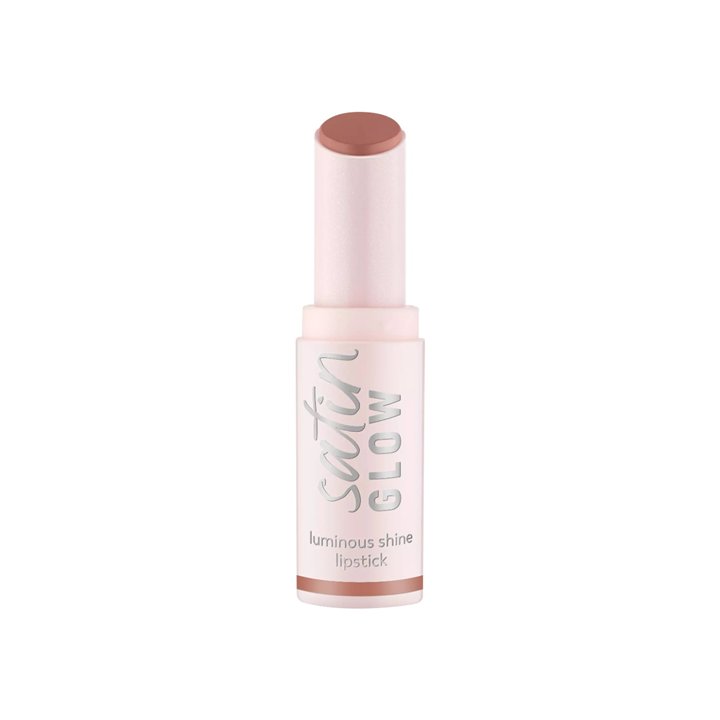 Essence, Satin Glow, Luminous, Cream Lipstick, 01, Whole Latte Love, 3.5 g - Teknashop Ltd