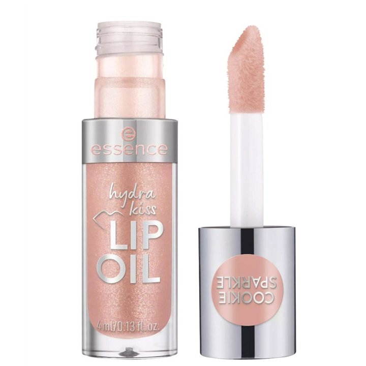 Essence, Hydra Kiss, Gloss, Lip Oil, 09, Cookie Sparkle, 4 ml - Teknashop Ltd