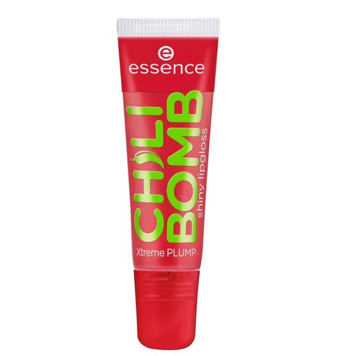 Essence, Chili Bomb, Plumping, Lip Gloss, 01, Strawberry Salsa, 10 ml - Teknashop Ltd