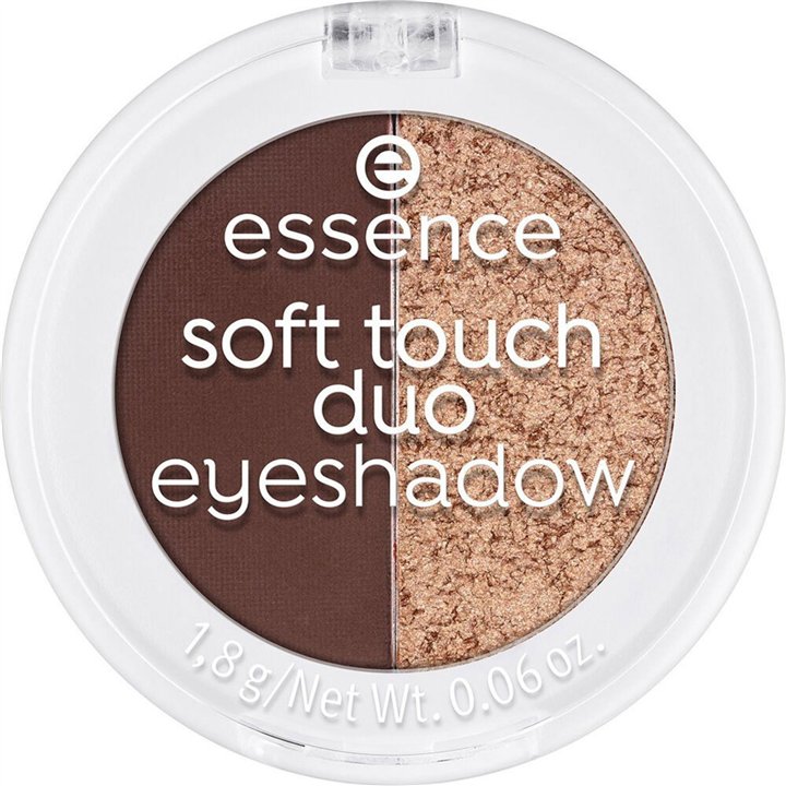 Essence, Soft Touch Duo, Eyeshadow Compact, 04, Mocha Muse, 1.8 g - Teknashop Ltd