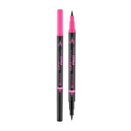 Essence, Line It Like a Pro!, Double-Ended, Liquid Eyeliner, 01, Black, 1.2 ml - Teknashop Ltd
