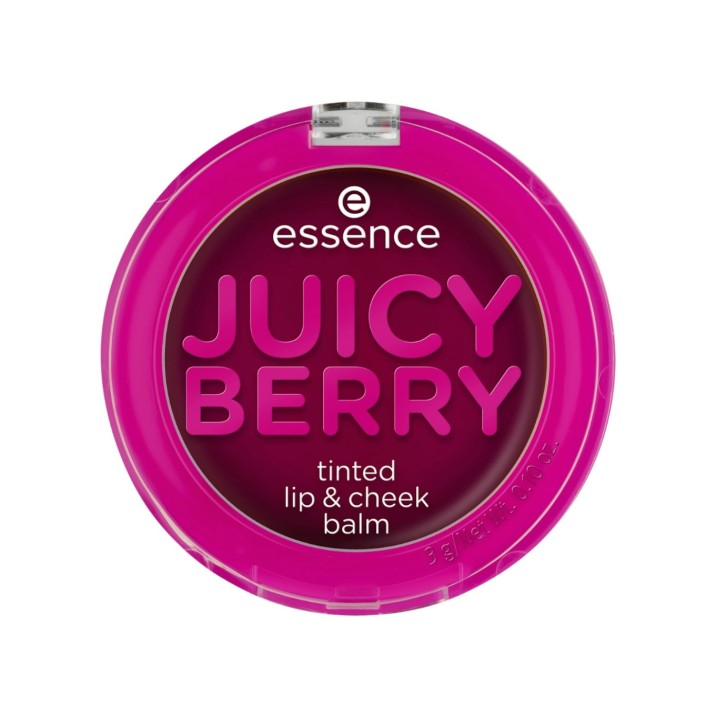 Essence, Juicy Berry Tinted, Lip & Cheek Balm 2-In-1, Violet, 3 g - Teknashop Ltd