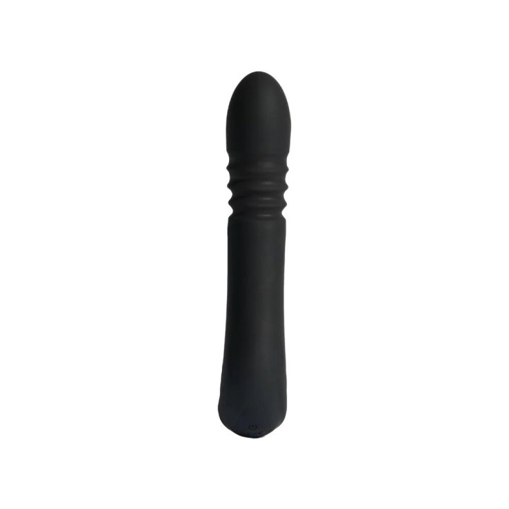Cere, Pique, Vibrator & Pinpoint Stimulator 2-In-1, Telescoping, USB Rechargeable, Medical Silicone, Black - Teknashop Ltd