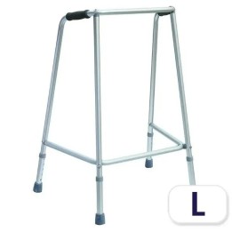 Geomed, Geomed, Frames, Walking Frames / Zimmer Frames, Aluminium, Silver, 95 cm - Teknashop Ltd