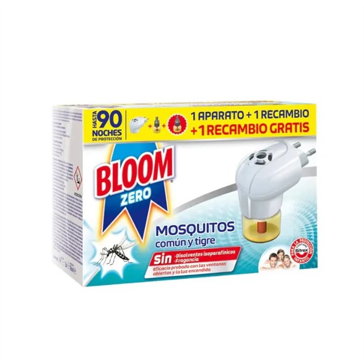 Bloom Zero Mosquitoes 1 Electric Device + 2 Refill - unisex - Teknashop Ltd