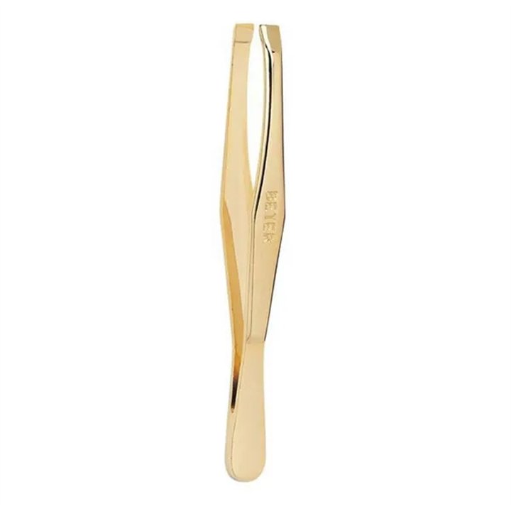 Beter Gilded Straight Tip Tweezers - unisex - Teknashop Ltd