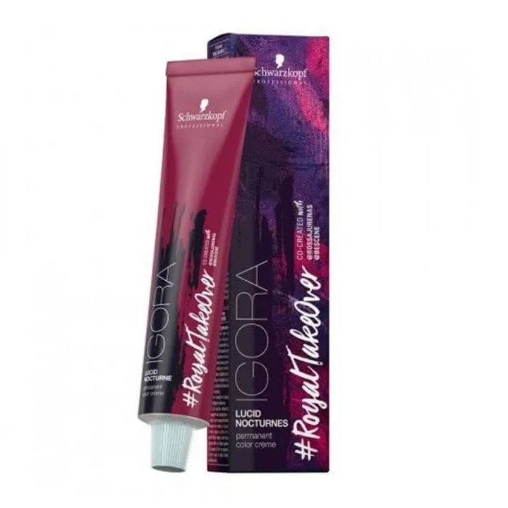 Schwarzkopf Igora Royal TakeOver Lucid Nocturnes 4-332 Medium Brown Matt Extra Ash 60ml - unisex - Teknashop Ltd