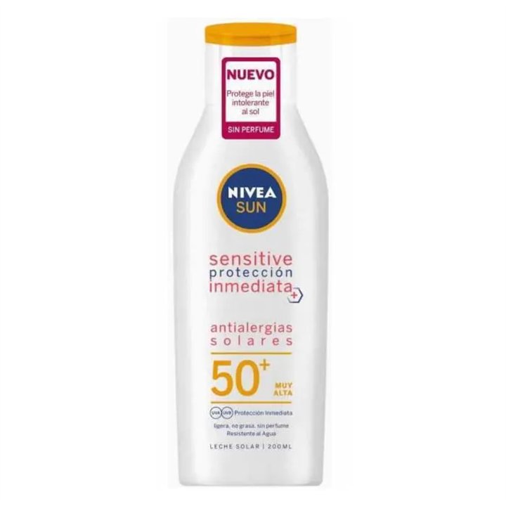 Nivea Sun Sensitive Spf50+ Milk 200ml - unisex - Teknashop Ltd
