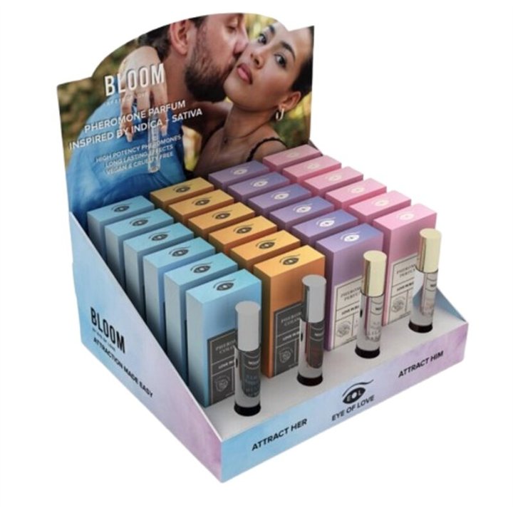 EYE OF LOVE - BLOOM DISPLAY 4X6 PERFUMES 10 ML - D-244110 - Teknashop Ltd