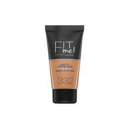Maybelline Fit Me Matte + Poreless Foundation 332 Golden Caramel 30ml - unisex - Teknashop Ltd