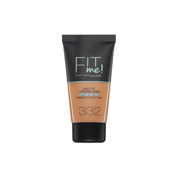 Maybelline Fit Me Matte + Poreless Foundation 332 Golden Caramel 30ml - unisex - Teknashop Ltd