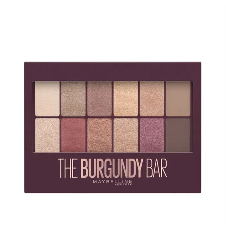 Maybelline The Burgundy Bar Eyeshadow Palette 04 Burgundy - unisex - Teknashop Ltd