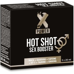 X POWER - HOT SHOT SEX BOOSTER INCREASE LIBIDO 3 X 20 ML - D-244546 - Teknashop Ltd
