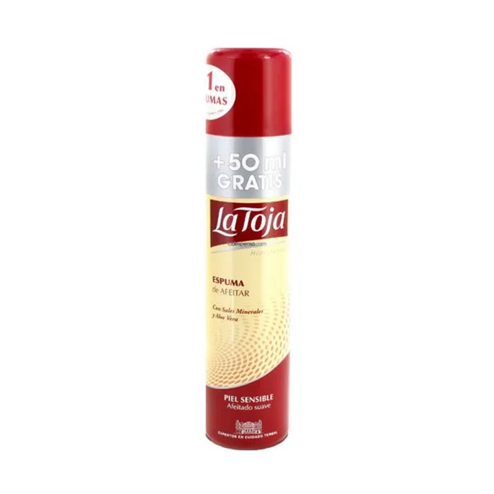 La toja Shaving Foam Sensitive Skin 250+50ml - unisex - Teknashop Ltd