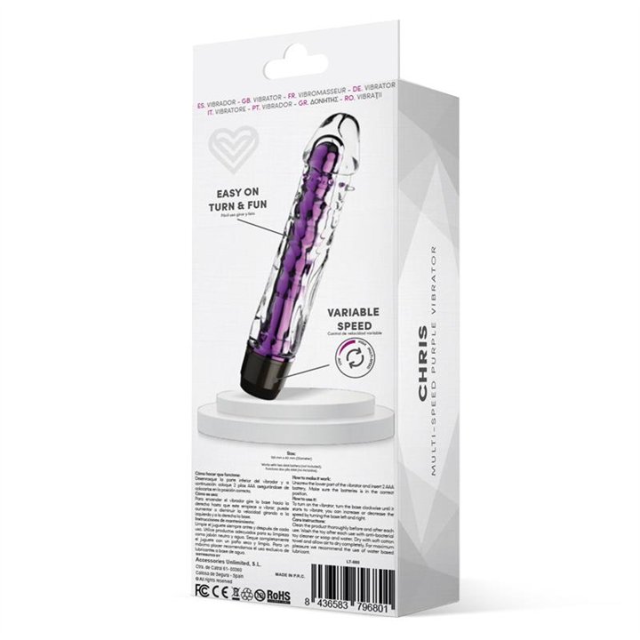 Chris Multi-Speed Vibe Purple - LT-680 - Teknashop Ltd