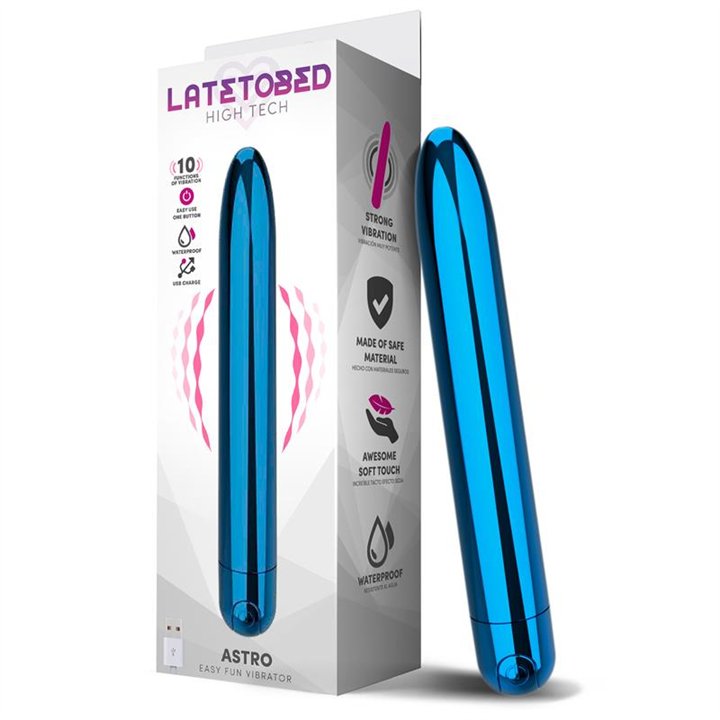 Astro Vibe 10 Functions 18.5 cm USB Blue - LT-694 - Teknashop Ltd