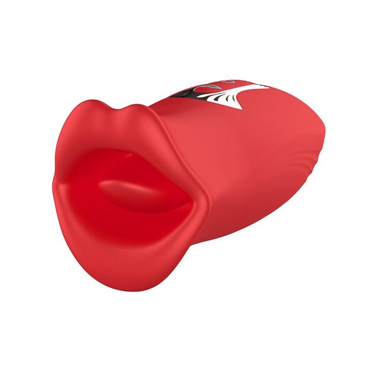 Ember Licking and Vibrating Mouth Shape Massager USB Silicone - AC-163 - Teknashop Ltd
