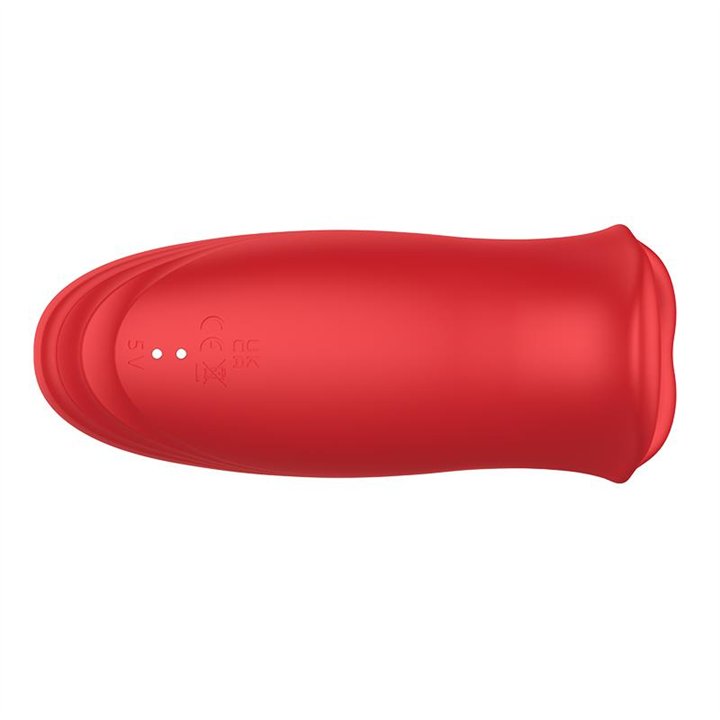 Ember Licking and Vibrating Mouth Shape Massager USB Silicone - AC-163 - Teknashop Ltd