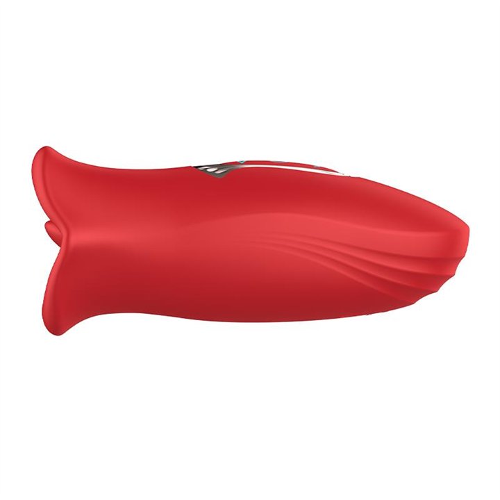 Ember Licking and Vibrating Mouth Shape Massager USB Silicone - AC-163 - Teknashop Ltd