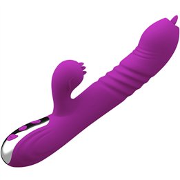 ARMONY - FAIRY MULTIFUNCTION VIBRATOR DOUBLE TONGUE VIOLET HEAT EFFECT - D-238186 - Teknashop Ltd