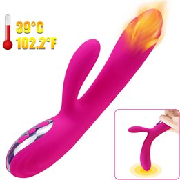 ARMONY - FLEXIBLE VIBRATOR & STIMULATOR WITH FUCHSIA HEAT EFFECT - D-238193 - Teknashop Ltd