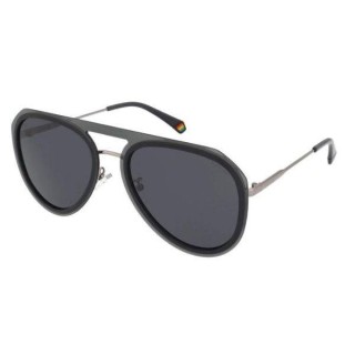 POLAROID SUNGLASSES GREY ACETATE - PLD6151-G-S-KB7- - Teknashop Ltd
