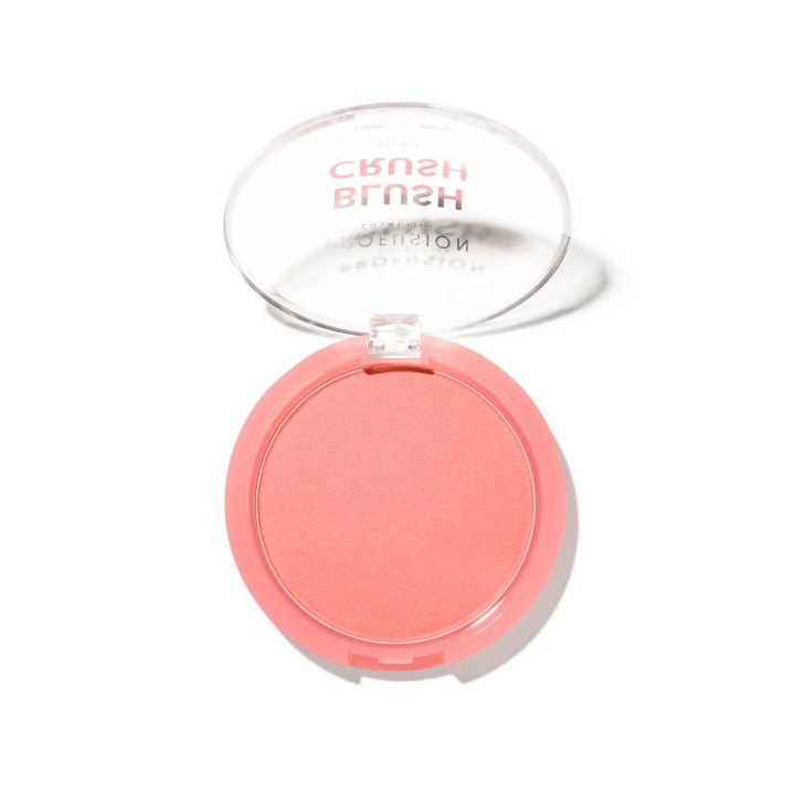 Profusion Cosmetics, Blush Crush, Silky, Natural Finish, Blush Compact Powder, Pink Crush, 10 g - Teknashop Ltd