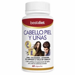 Best Diet Hair Skin And Nail Care 60 Caps - unisex - Teknashop Ltd