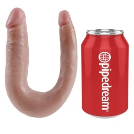 KING COCK - U-SHAPED SMALL DOUBLE TROUBLE FLESH 12.7 CM - PD5513-21 - Teknashop Ltd