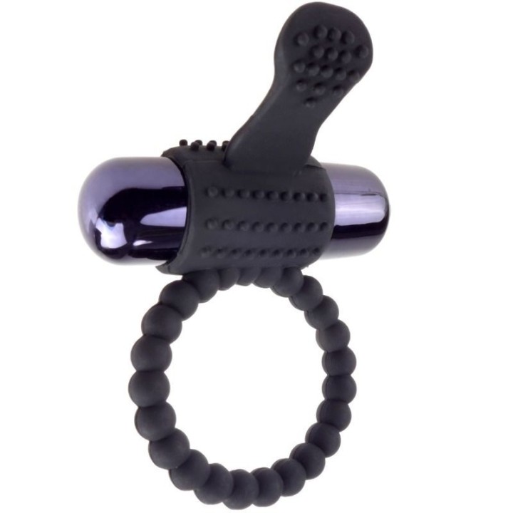 FANTASY C-RINGZ - BLACK SILICONE VIBRATING RING - PD5966-23 - Teknashop Ltd