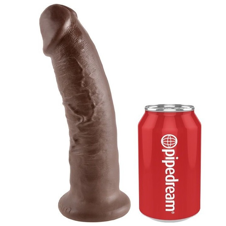 KING COCK - 9 DILDO BROWN 22.9 CM - PD5504-29 - Teknashop Ltd