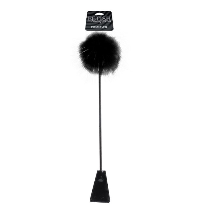 FETISH FANTASY LIMITED EDITION -  BLACK FEATHER CROP - PD4404-23 - Teknashop Ltd