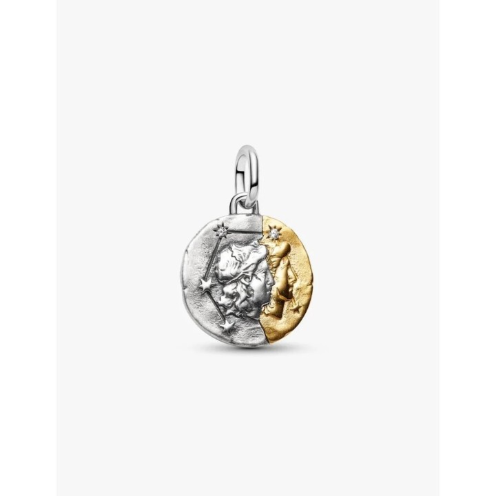 PANDORA CHARMS Mod. GEMINI ZODIAC MEDALLION - WW.764989C01 - Teknashop Ltd