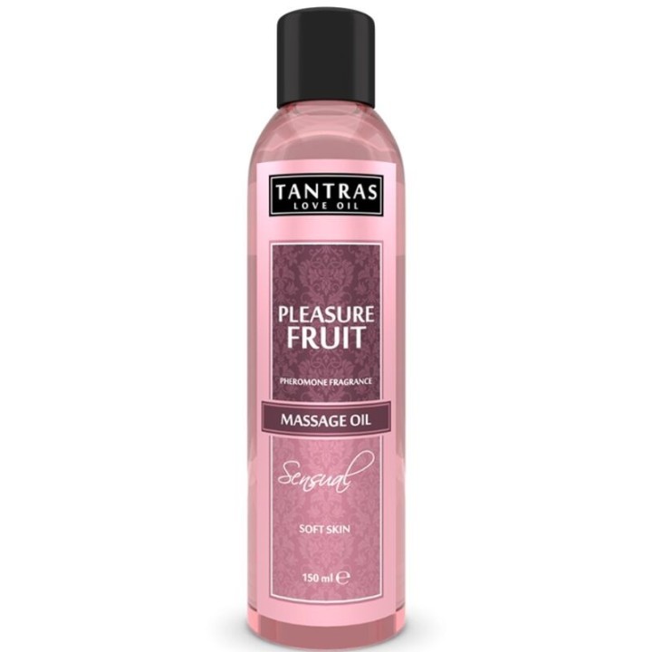 INTIMATELINE - TANTRAS LOVE OIL PLEASURE FRUIT MASSAGE OIL 150 ML - D-230927 - Teknashop Ltd