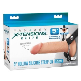 FANTASY X-TENSIONS - ELITE REALISTIC HOLLOW STRAP-ON 12.7 CM - D-246210 - Teknashop Ltd
