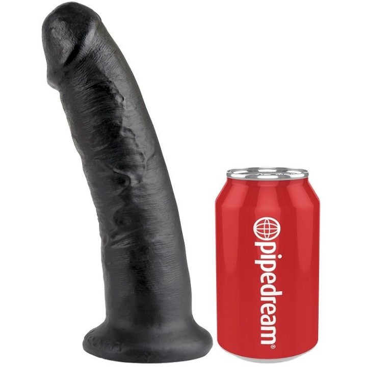 KING COCK - 9 DILDO BLACK 22.9 CM - PD5504-23 - Teknashop Ltd