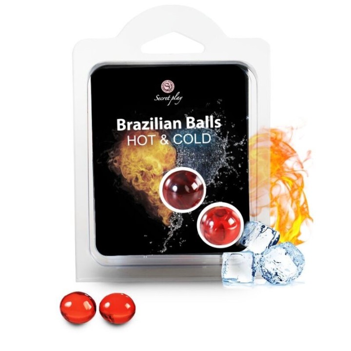 SECRETPLAY - BRAZILIAN BALLS HEAT & COLD EFFECT 2 UNITS - D-214074 - Teknashop Ltd