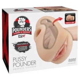 PDX PLUS - REALISTIC VAGINA PUSSY POUNDER SQUEEZE STROKER 18 CM - D-246211 - Teknashop Ltd