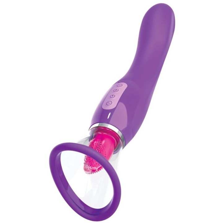 FANTASY FOR HER - CLITORIS SUCKER STIMULATING TONGUE VIOLET - D-236571 - Teknashop Ltd